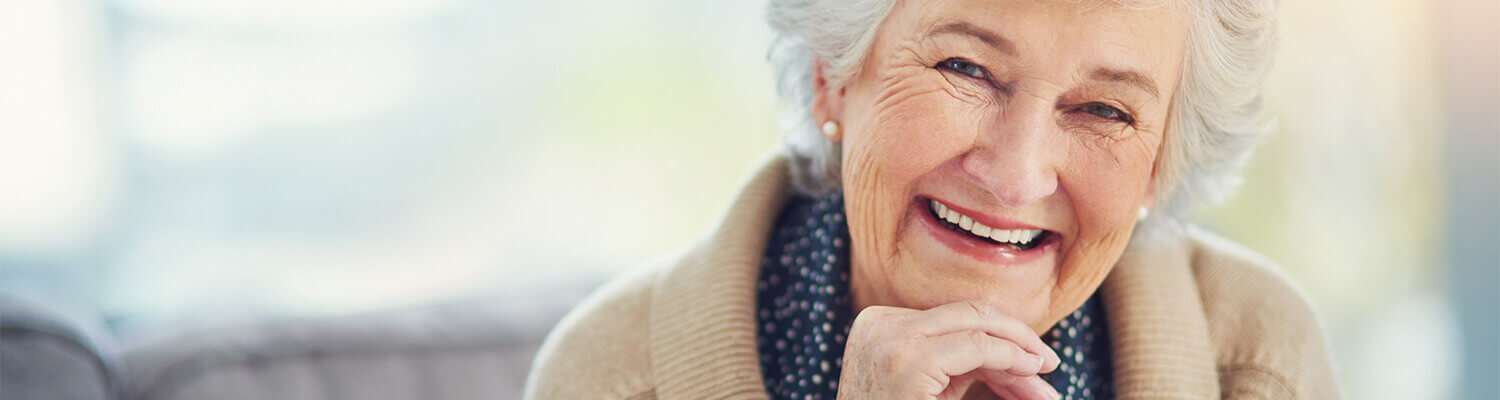 smiling senior woman