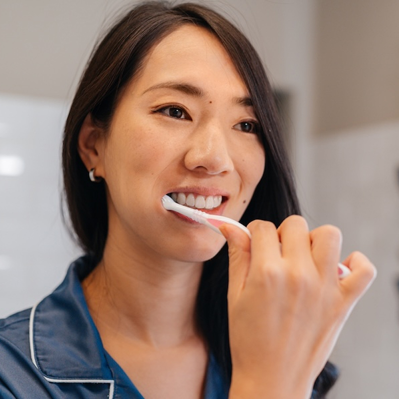 a dentist explaining bone grafting to patient